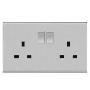 Wiring Accessories - 2 Gang 13A Switched Socket